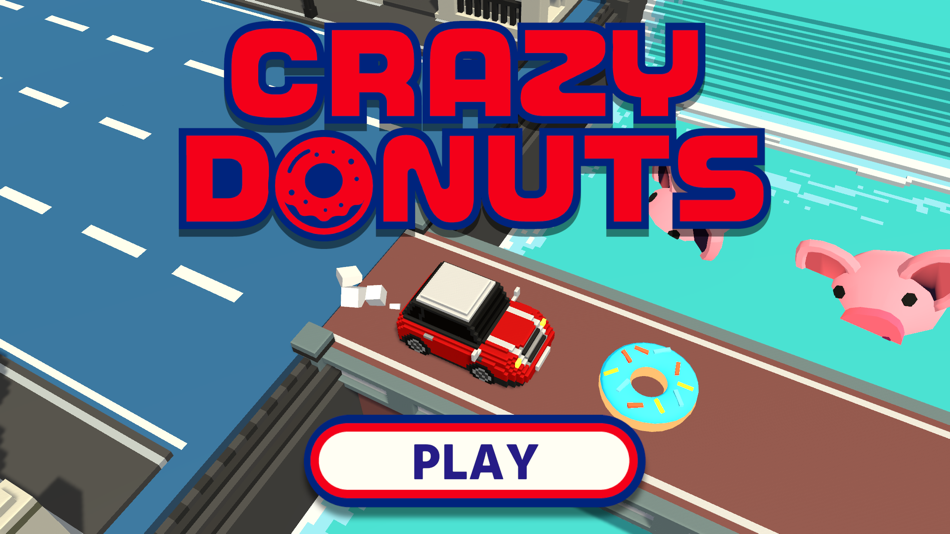 #1. CRAZY DONUTS (Run Action Game) (iOS) 由: Yuri Hattori