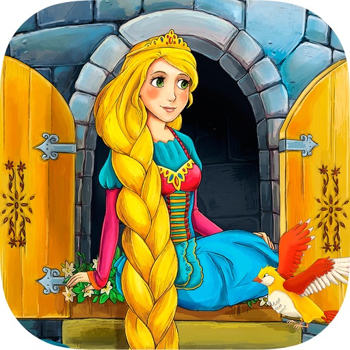 Rapunzel - Magic Princess Kids Coloring Pages Game Icon