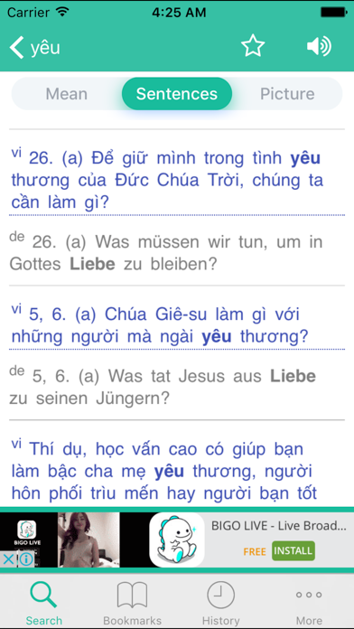 Screenshot #3 pour Từ Điển Việt Đức (Vietnamese German Dictionary)