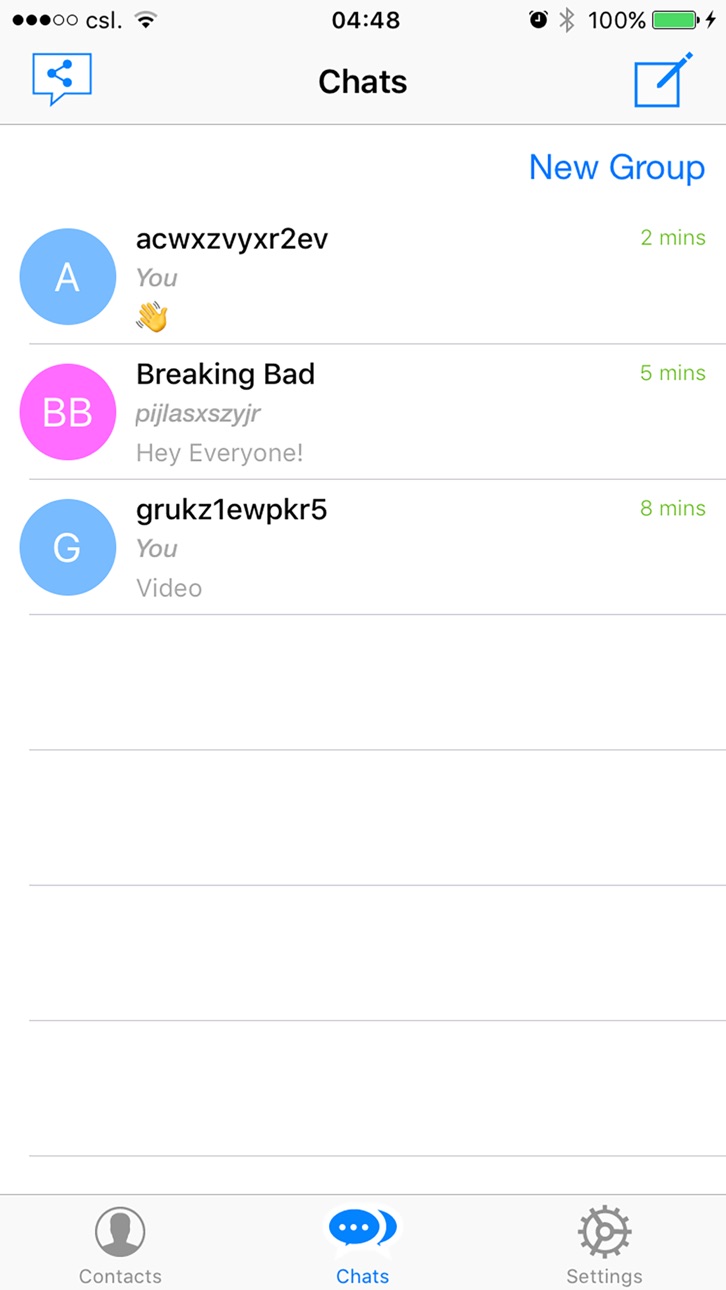 iPhone screenshot