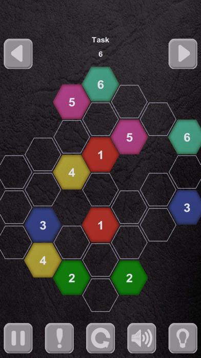 Color Lines. Hexagon Screenshot