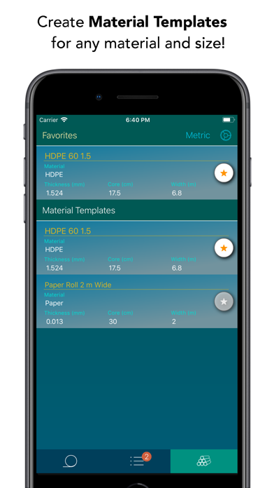 Roll Calculator iPhone screenshot 4 - Utilities app
