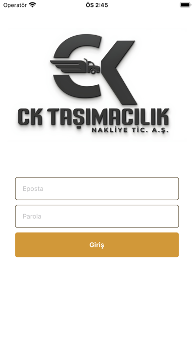 CK Taşımacılık Screenshot