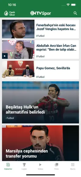 Game screenshot NTV Spor - Sporun Adresi hack