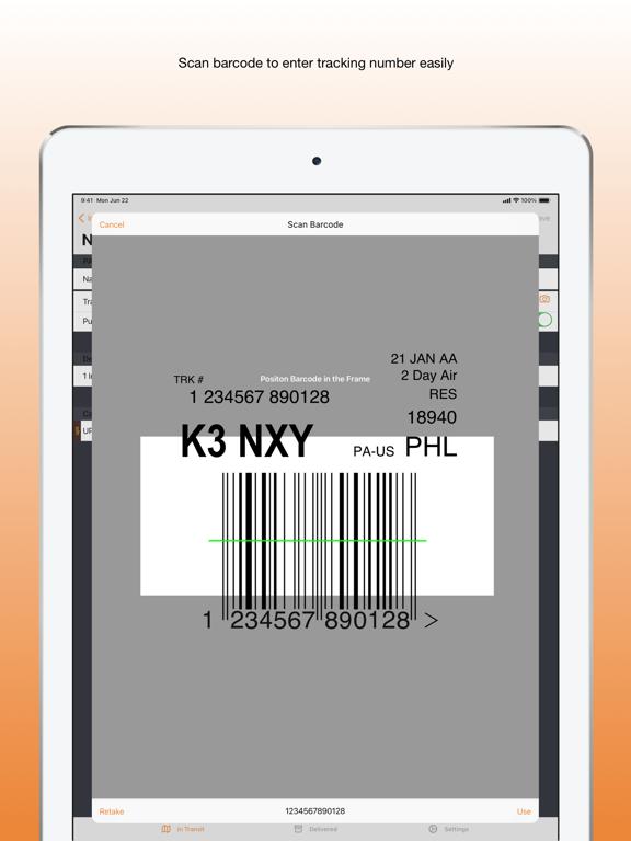 My Package Pro iPad screenshot 5 - Utilities app