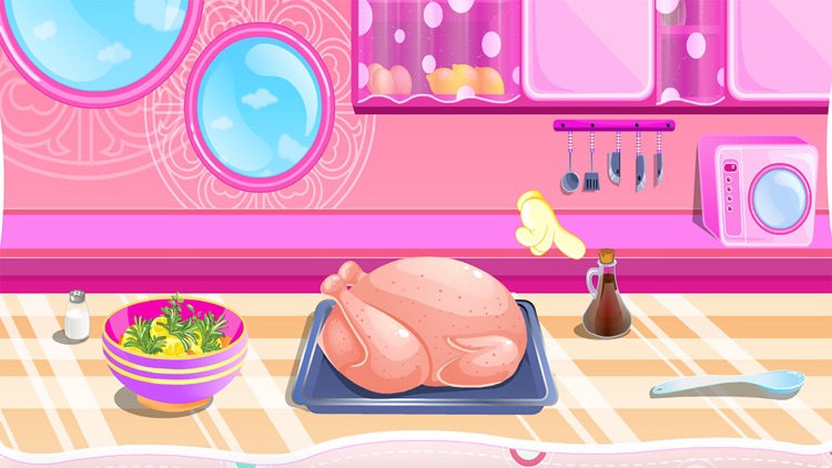 sofia cooking chicken Maker Cooking Games for girl screenshot-4