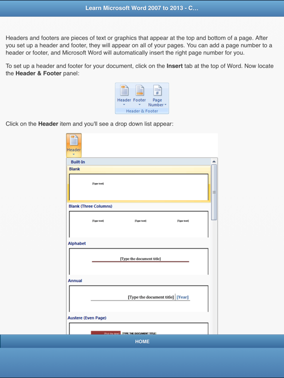 Screenshot #6 pour Learn MS Word Free Offline