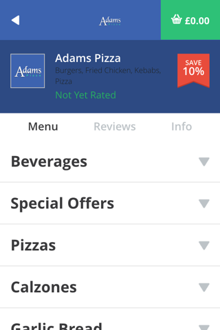 Adams Pizza DL7 screenshot 3