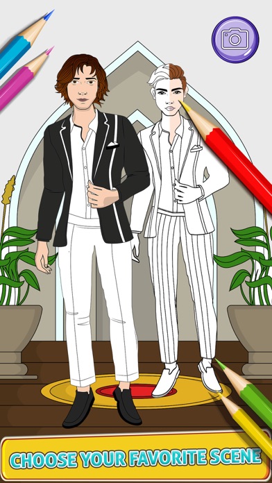 Glitter Dress Drawing Games Screenshot