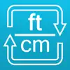 Feet to centimeters and cm to ft length converter App Support