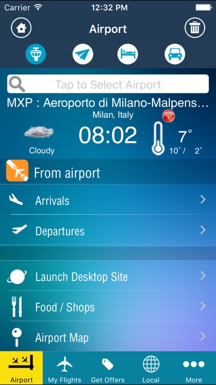 Milan-Malpensa Airport Pro (MXP) + Flight Tracker