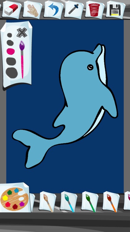 Dolphin Coloring Book screenshot-3