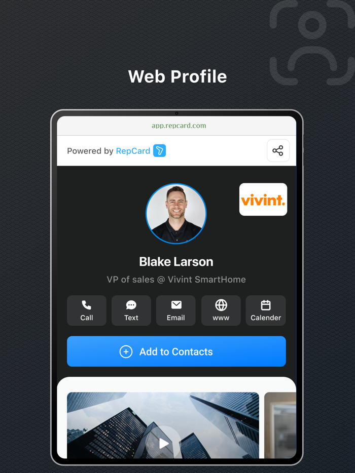 RepCard-Digital Business Cards