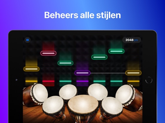 Drums - echte drumset games iPad app afbeelding 4