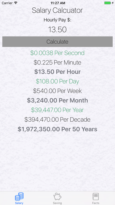 Screenshot #1 pour Salary Calculator Pro