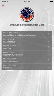 syracuse select iphone screenshot 1