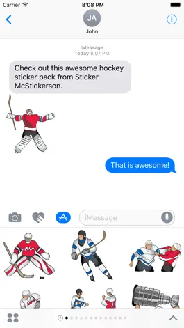 Game screenshot Hockey Sticker Set hack