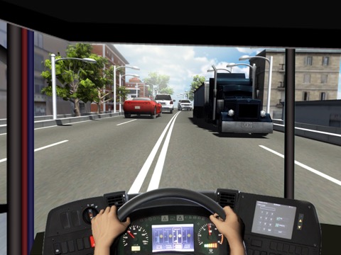 Racing In Bus - Traffic Racerのおすすめ画像3