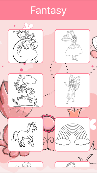 How to cancel & delete Fantasy Coloring Book for Children: Learn to color from iphone & ipad 3