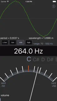 sound analysis oscilloscope iphone screenshot 2