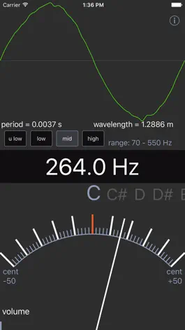 Game screenshot Sound Analysis Oscilloscope apk