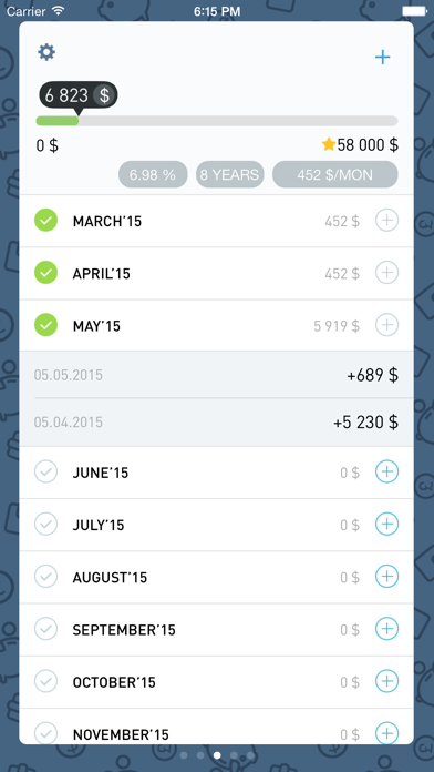 Screenshot #2 pour Deposit Calculator - plan and calc your savings