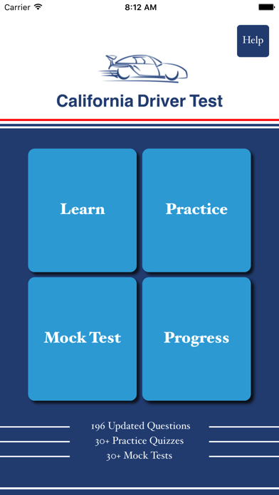 Screenshot #1 pour California DMV Permit Test