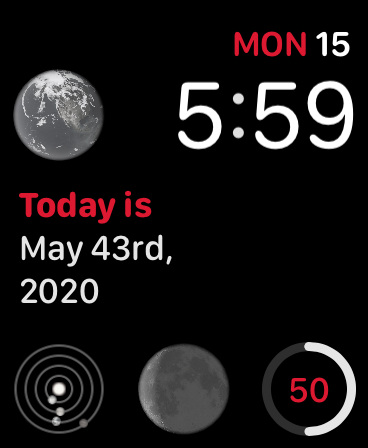 Relativity Calendar