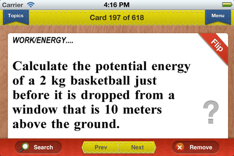 GCSE Physics Prep Flashcards Exambusters screenshot 3