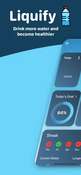 Game screenshot Liquify - Daily Water Tracker mod apk