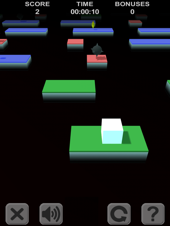 Cube Jump. 3D platforms iPad screenshot