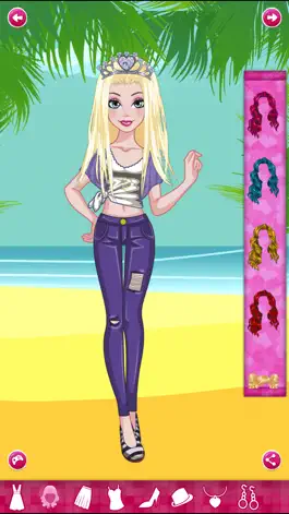 Game screenshot Princess Elsa Beauty Salon — Dress up girls games hack