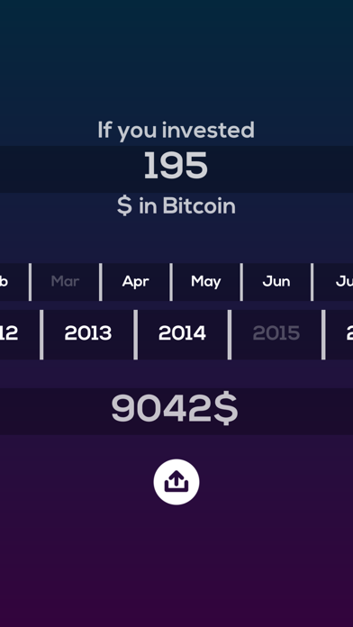 Historical Bitcoin Calculator Screenshot