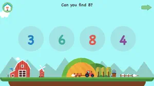 Learn 123 -  first numbers with sounds and animals screenshot #3 for iPhone