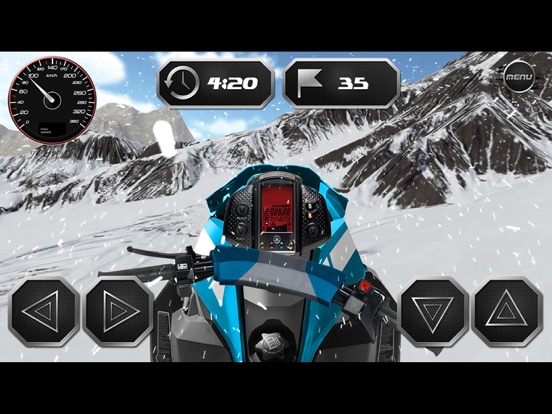 Screenshot #4 pour Drive Snowmobile 3D Simulator