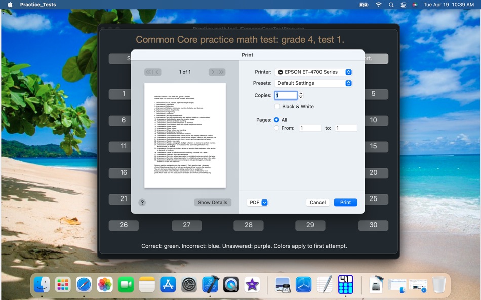#9. Common Core math tests, 3-5 (macOS) By: Test Prep LLC