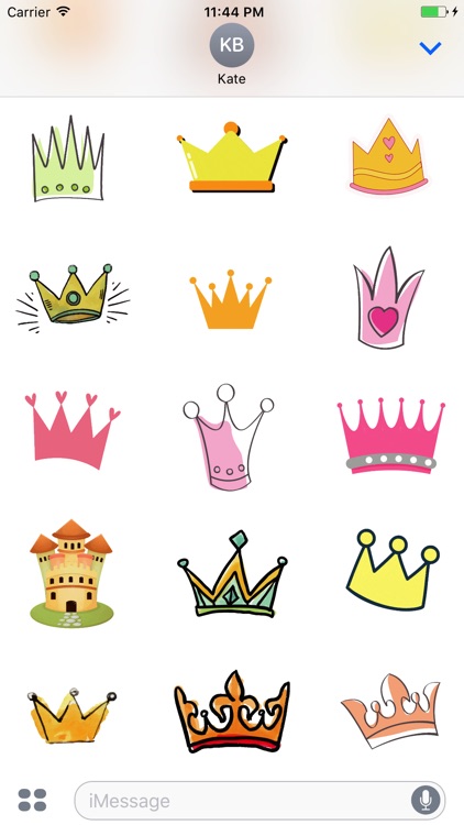 Animated Cute Crown Stickers screenshot-4