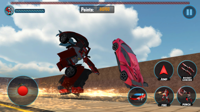 Futuristic Car Robot Rampage screenshot 3