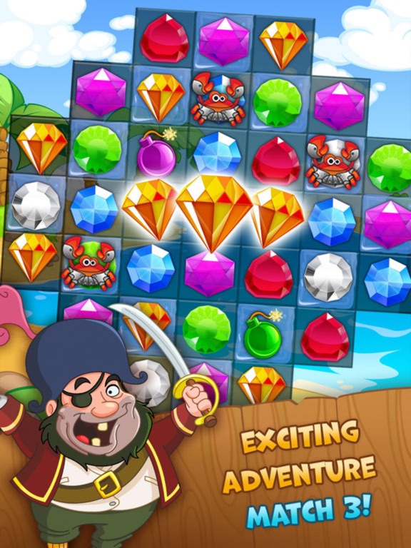 Screenshot #6 pour Jewel Story - 3 match puzzle candy fever game
