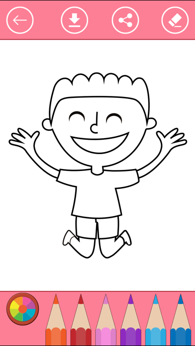 Screenshot #2 pour Jeux de Coloriage Garçon - Dessins à Colorier.