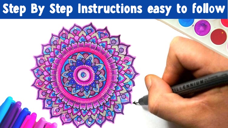 Learn How To Draw Mandalas