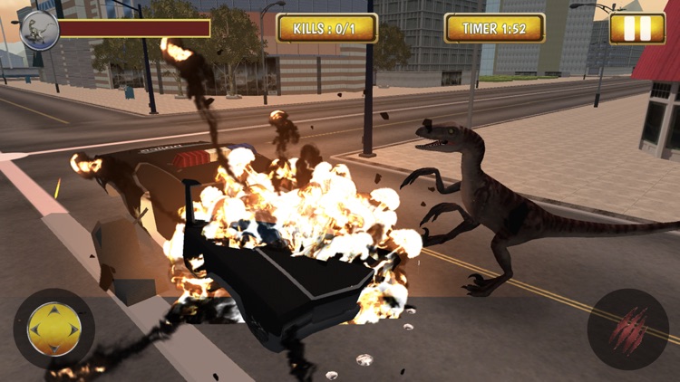Dinosaur In The City : Dreadnought Simulator screenshot-4