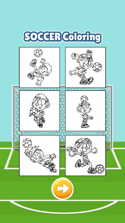 Dream soccer coloring book for kids games