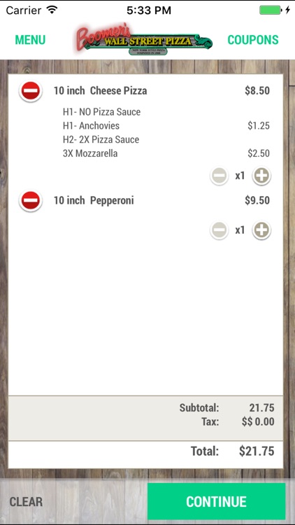 Boomer’s Wall Street Pizza screenshot-4