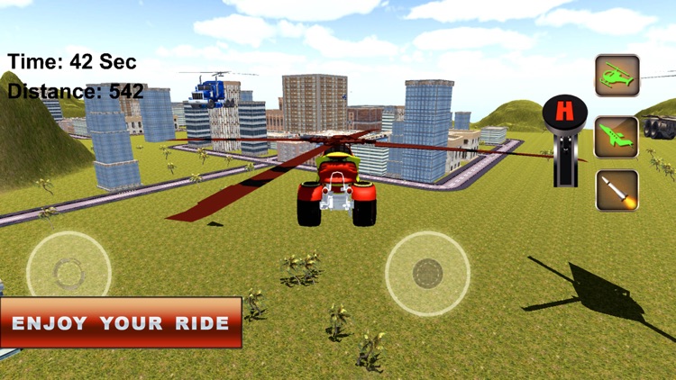 Hover Bike Driving Robot: Flying Simulator