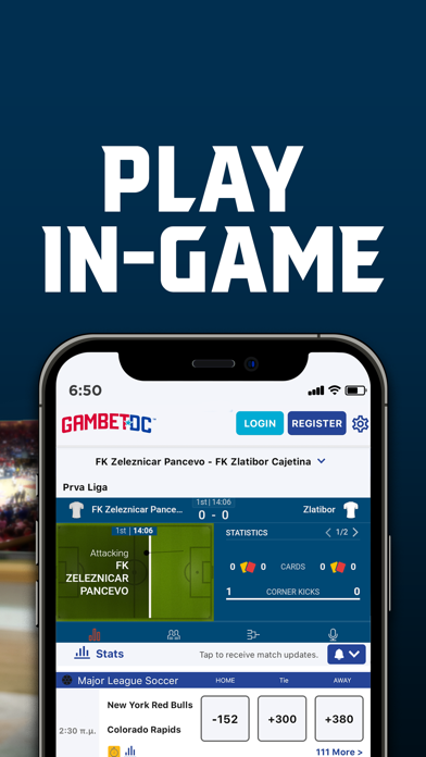 GambetDC: Sportsbook Screenshot