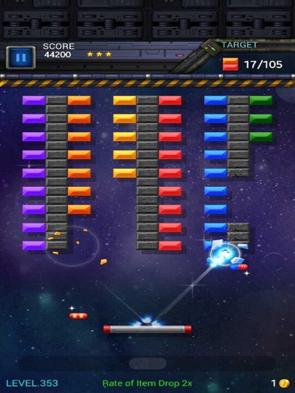 Screenshot #4 pour Star de Brick Breaker: Espace