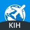 Kish Island Travel Guide with Offline Street Map