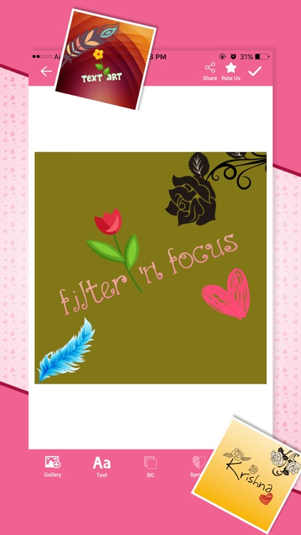 Focus 'n' Filter - Text Art Editor