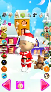 talking babsy baby xmas games iphone screenshot 4